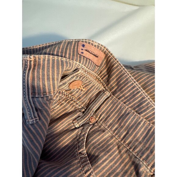 Mother Denim Rascal Ankle Snippet Shrimp Jeans Pants Rainbow Choo Frayed 25 NWT - Picture 11 of 11